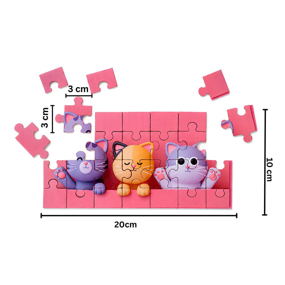 DNDJP - 26 3 Cats Jigsaw Puzzle - Image 4