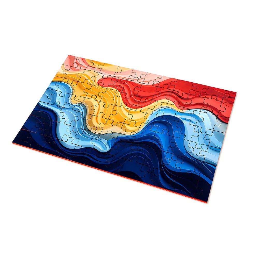 DNDJP - 30 Color Wave Jigsaw Puzzle - Image 2