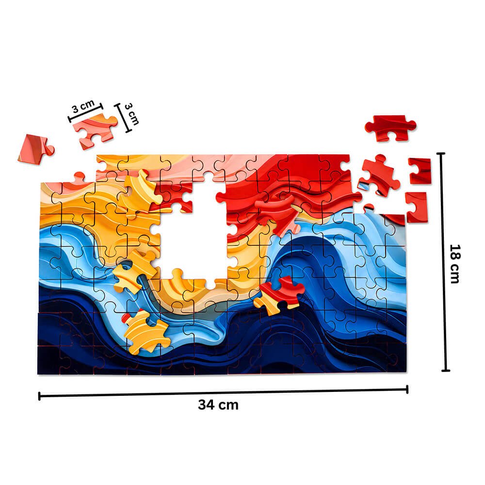 DNDJP - 30 Color Wave Jigsaw Puzzle - Image 4