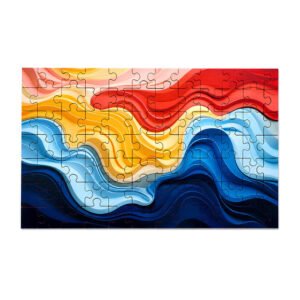 DNDJP - 30 Color Wave Jigsaw Puzzle
